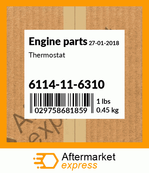 Spare part 6114-11-6310 + Thermostat