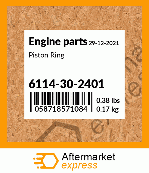 Spare part 6114-30-2401 + Piston Ring