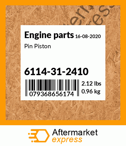 Spare part 6114-31-2410 + Pin Piston