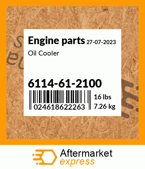 Spare part 6114-61-2100 + Oil Cooler