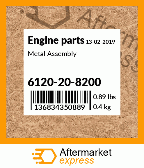 Spare part 6120-20-8200 + Metal Assembly