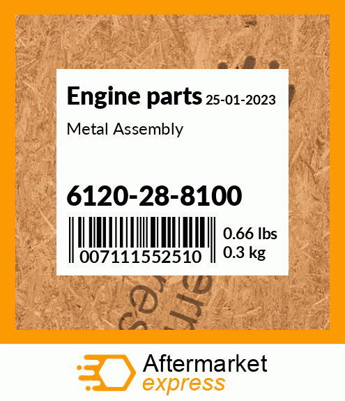 Spare part 6120-28-8100 + Metal Assembly