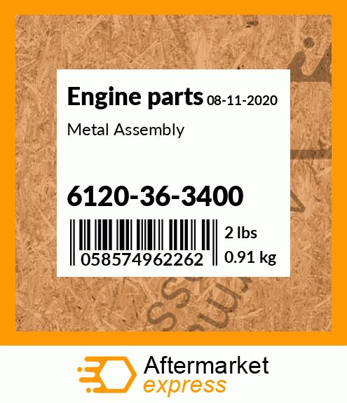 Spare part 6120-36-3400 + Metal Assembly