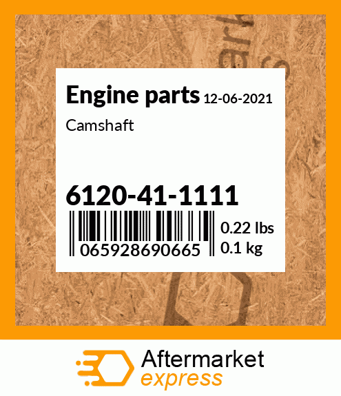 Spare part 6120-41-1111 + Camshaft