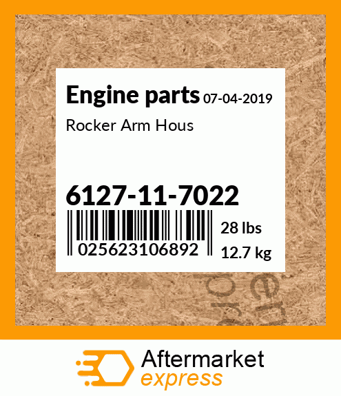 Spare part 6127-11-7022 + Rocker Arm Hous