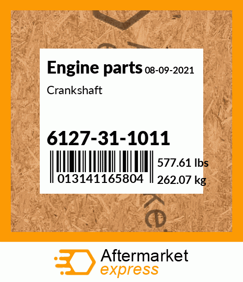 Spare part 6127-31-1011 + Crankshaft