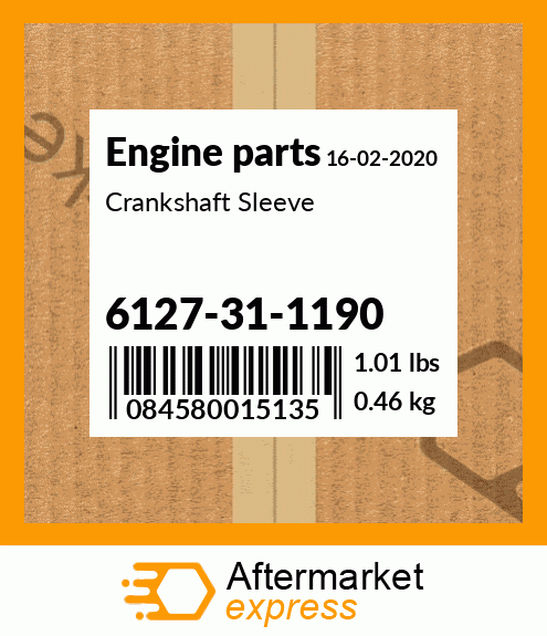 Spare part 6127-31-1190 + Crankshaft Sleeve