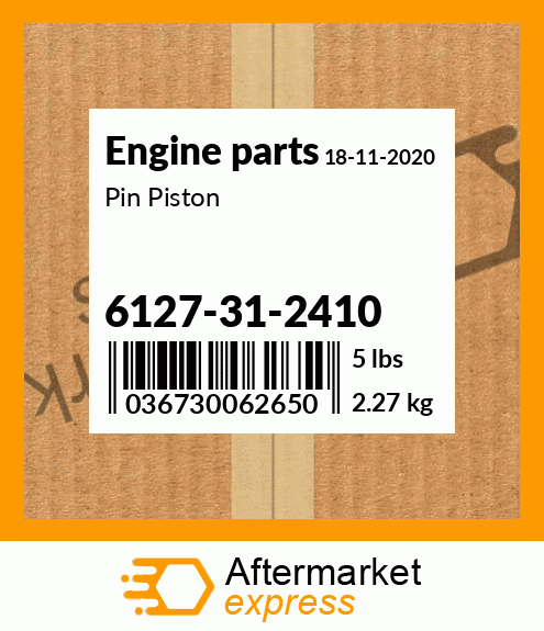 Spare part 6127-31-2410 + Pin Piston