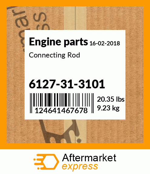 Spare part 6127-31-3101 + Connecting Rod