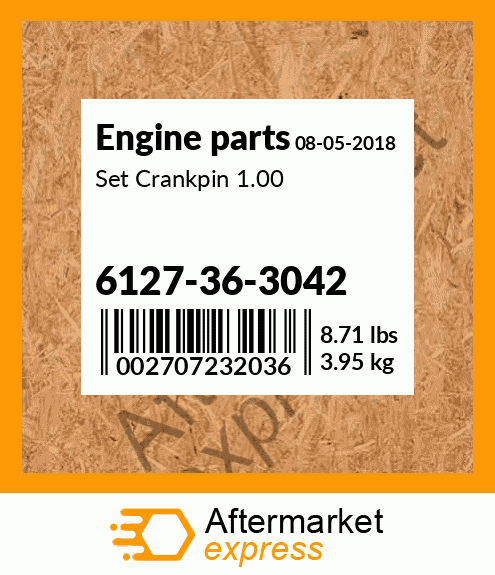 Spare part 6127-36-3042 + Set Crankpin 1.00