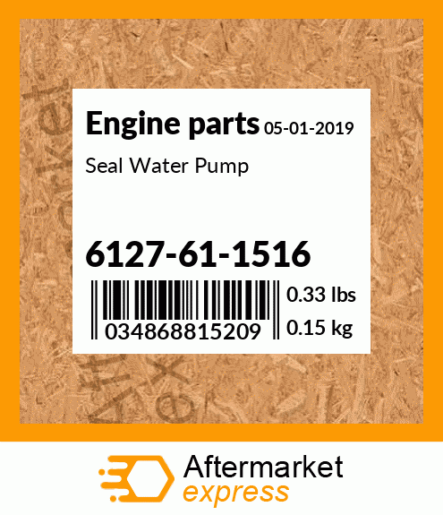 Spare part 6127-61-1516 + Seal Water Pump