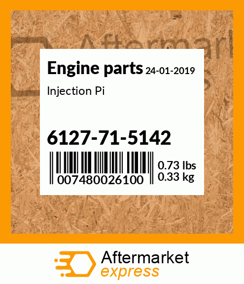 Spare part 6127-71-5142 + Injection Pi