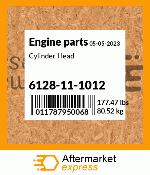 Spare part 6128-11-1012 + Cylinder Head