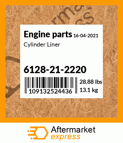 Spare part 6128-21-2220 + Cylinder Liner