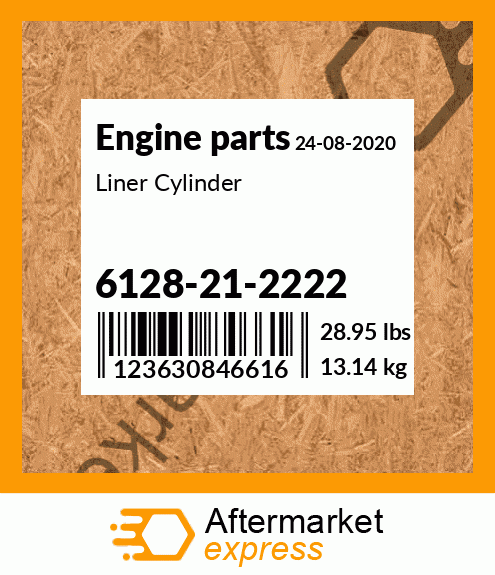 Spare part 6128-21-2222 + Liner Cylinder