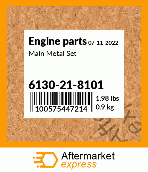 Spare part 6130-21-8101 + Main Metal Set