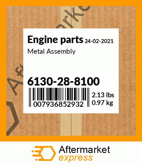 Spare part 6130-28-8100 + Metal Assembly