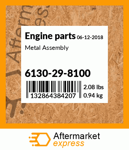 Spare part 6130-29-8100 + Metal Assembly