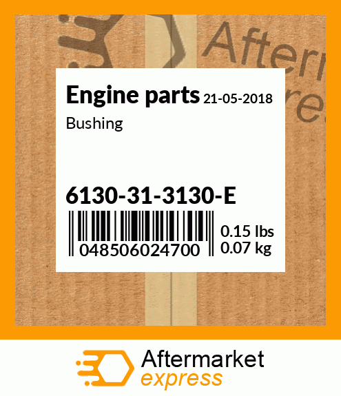 Spare part 6130-31-3130-E + Bushing