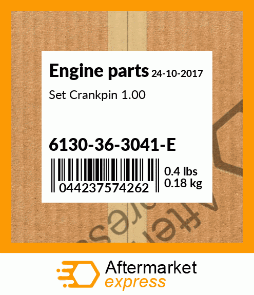 Spare part 6130-36-3041-E + Set Crankpin 1.00