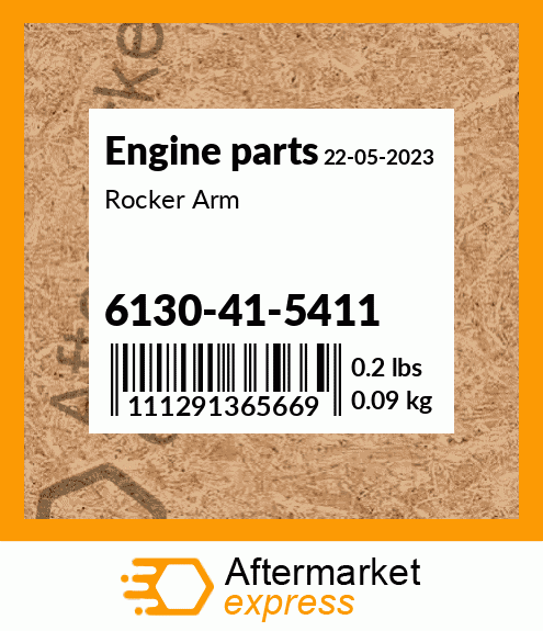 Spare part 6130-41-5411 + Rocker Arm