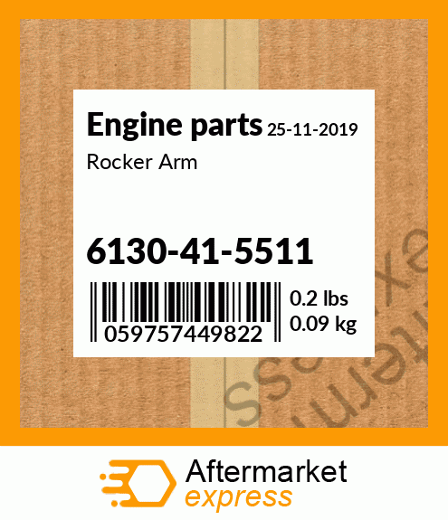 Spare part 6130-41-5511 + Rocker Arm