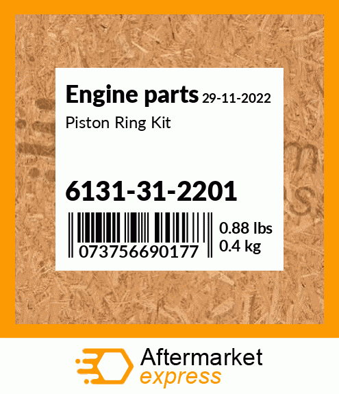 Spare part 6131-31-2201 + Piston Ring Kit