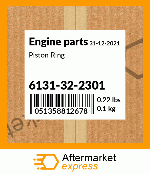 Spare part 6131-32-2301 + Piston Ring