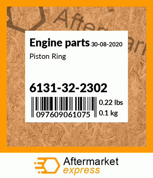 Spare part 6131-32-2302 + Piston Ring