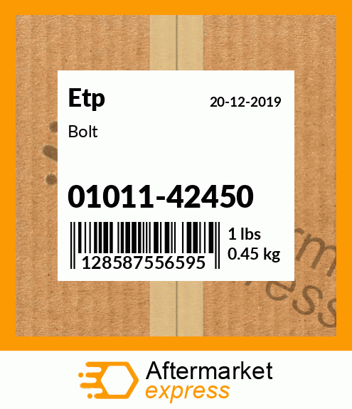 Spare part 01011-42450 + Bolt