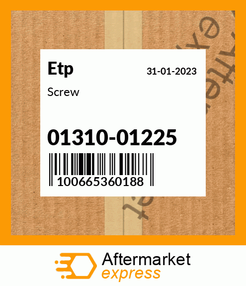 Spare part 01310-01225 + Screw