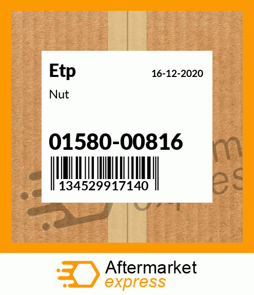 Spare part 01580-00816 + Nut