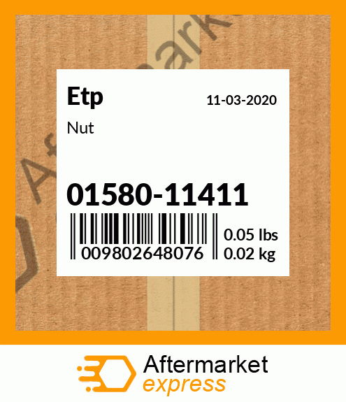 Nut 01580-11411