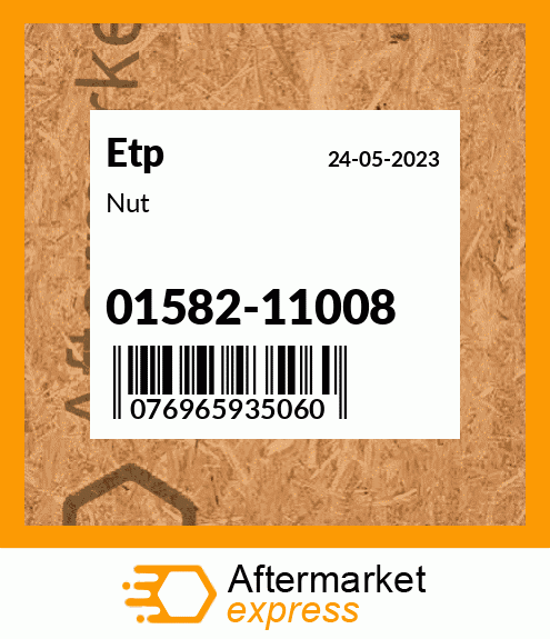 Spare part 01582-11008 + Nut