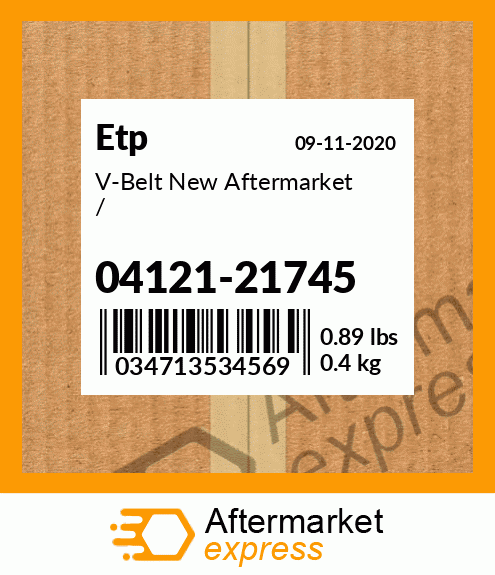 V-Belt New Aftermarket / 04121-21745