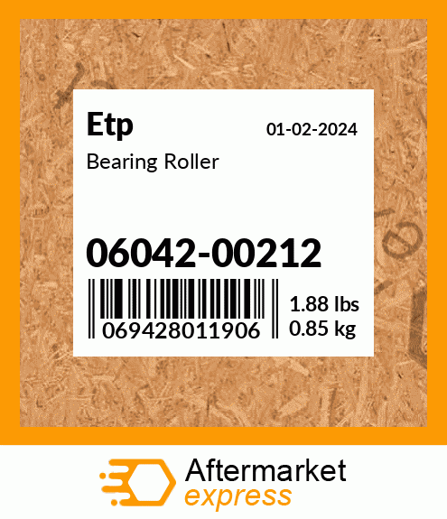 Bearing Roller 06042-00212