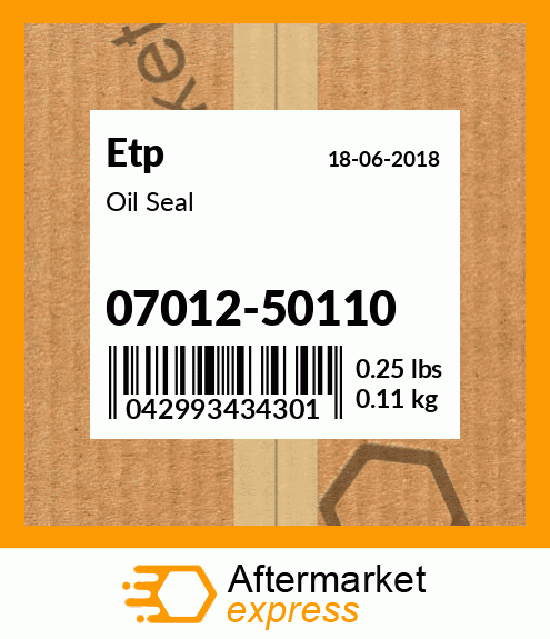 Oil Seal 07012-50110