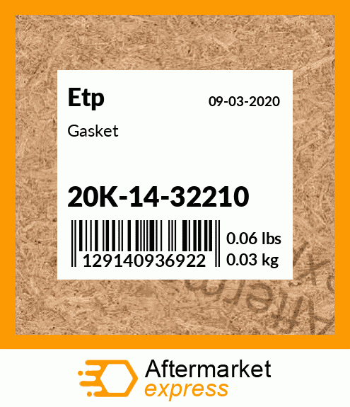 Gasket 20K-14-32210