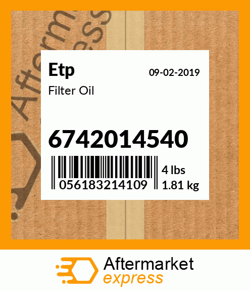 Filter Oil 6742014540