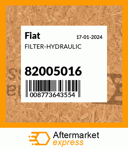 Spare part 82005016 + FILTER-HYDRAULIC