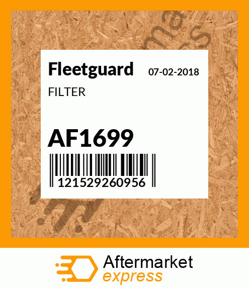 Spare part AF1699 + FILTER