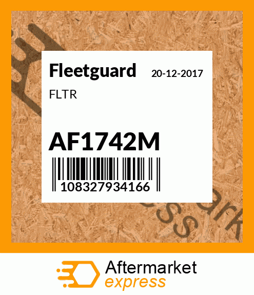 Spare part AF1742M + FLTR