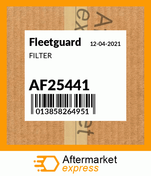 Spare part AF25441 + FILTER