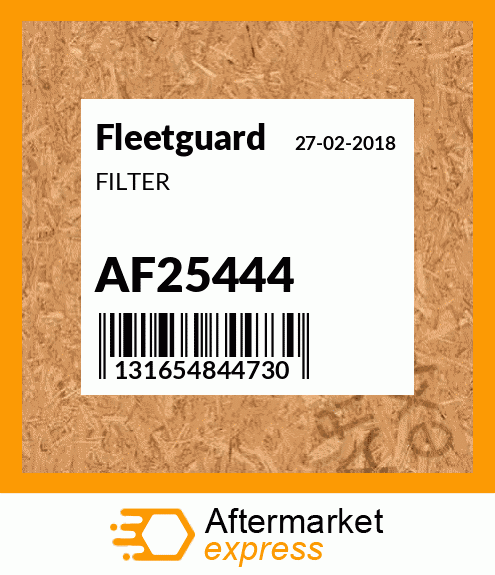 Spare part AF25444 + FILTER