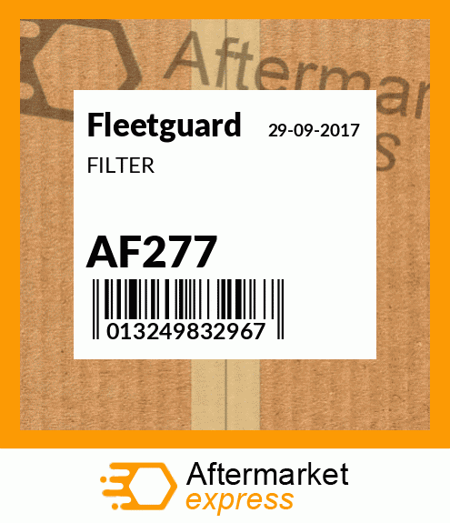 Spare part AF277 + FILTER