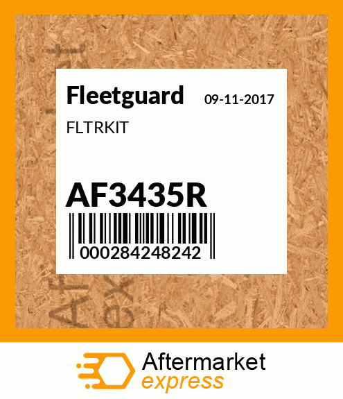 Spare part AF3435R + FLTRKIT