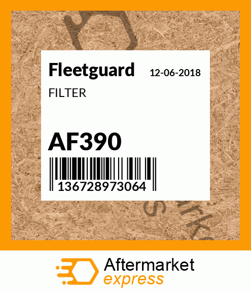 Spare part AF390 + FILTER