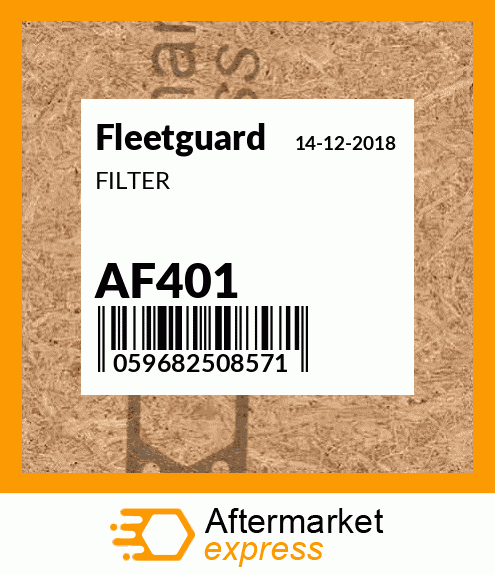 Spare part AF401 + FILTER