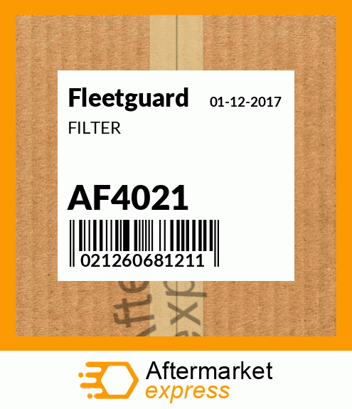 Spare part AF4021 + FILTER