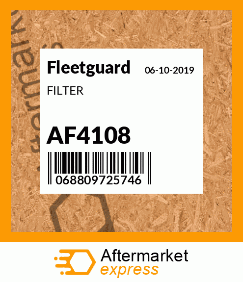 Spare part AF4108 + FILTER